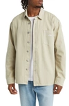 OBEY MAGNOLIA BUTTON-UP OVERSHIRT
