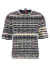 Thom Browne Tartan Sweater Sweater, Cardigans Gray