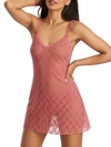 B.tempt'd By Wacoal Lace Kiss Chemise In Slate Rose