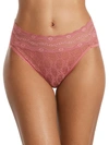 B.tempt'd By Wacoal Lace Kiss Hi-cut Brief In Slate Rose