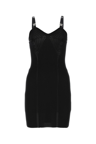 Givenchy Black Viscose Blend Mini Dress
