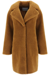Stand Studio Camille Cocoon Faux-shearling Midi Coat