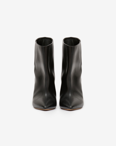 Isabel Marant Miyako Leather Boots In Black