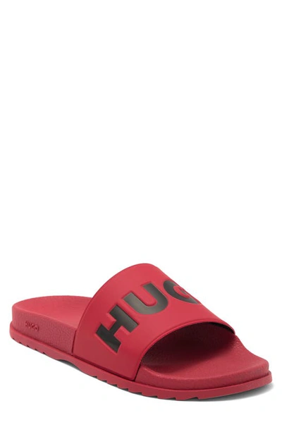 Hugo Boss Match Slide In Red