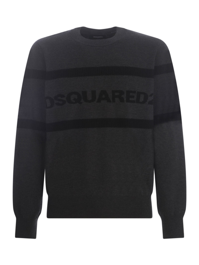 Dsquared2 Sweater  In Wool In Grigio