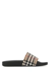 BURBERRY BURBERRY WOMAN PRINTED RUBBER SLIPPERS