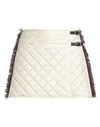 Durazzi Woman Mini Skirt Beige Size 6 Polyamide, Lambskin, Mohair Wool, Cotton In Beige