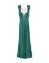 Elisabetta Franchi Red Carpet Woman Maxi Dress Emerald Green Size 10 Viscose, Polyester, Polyamide,