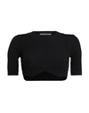 Andreädamo Andreādamo Woman Sweater Black Size M Viscose, Polyester, Polyamide, Elastane In Black