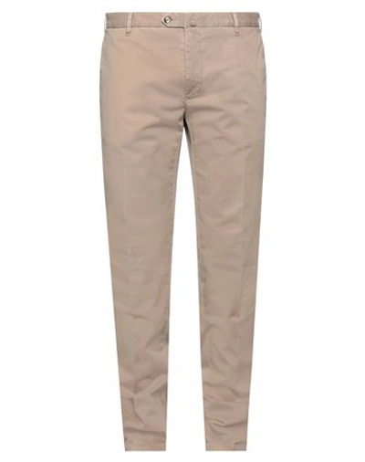 L.b.m 1911 L. B.m. 1911 Man Pants Sand Size 42 Cotton, Elastane In Beige