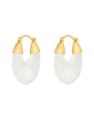 Shyla Ettienne Earrings Woman Earrings Transparent Size - 925/1000 Silver, Glass