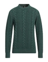 +39 Masq Man Sweater Green Size 44 Wool, Polyamide