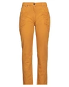 Etro Woman Denim Pants Ocher Size 28 Cotton, Elastane In Yellow