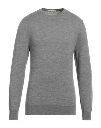 Irish Crone Man Sweater Grey Size 3xl Virgin Wool