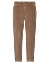 Pt Torino Man Pants Brown Size 34 Cotton, Lyocell, Elastane