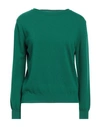 Bellwood Woman Sweater Emerald Green Size S Wool, Cashmere