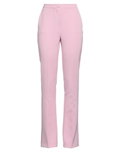 Anna Molinari Woman Pants Pink Size 6 Polyester, Elastane
