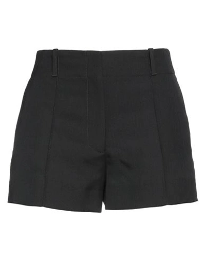 Acne Studios Woman Shorts & Bermuda Shorts Black Size 6 Polyester, Wool