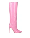 Paris Texas Woman Knee Boots Pink Size 10 Soft Leather