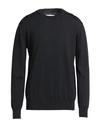 Jil Sander Man Sweater Black Size 42 Wool