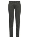 Emporio Armani Man Jeans Military Green Size 28w-32l Cotton, Elastane