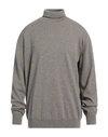 Kangra Man Turtleneck Grey Size 50 Cashmere