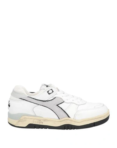 Diadora Heritage Man Sneakers White Size 10.5 Soft Leather In C0341