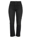 Pence Woman Jeans Steel Grey Size 30 Cotton, Elastane