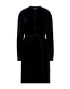 Aspesi Woman Mini Dress Midnight Blue Size 4 Viscose, Silk