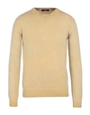 Bomboogie Man Sweater Light Yellow Size 3xl Wool, Polyamide