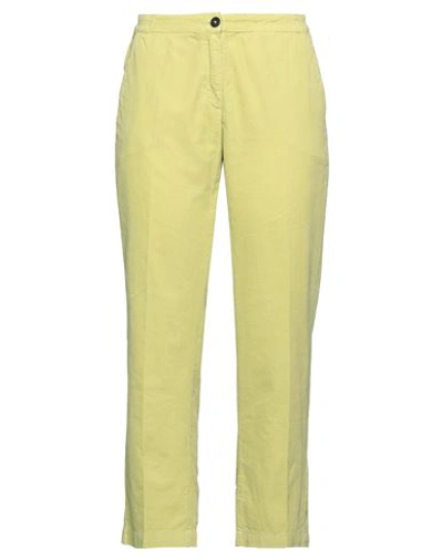 Massimo Alba Woman Pants Light Green Size 8 Cotton