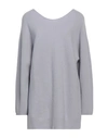 Alpha Studio Woman Sweater Lilac Size 10 Merino Wool In Purple