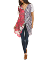FREE PEOPLE FREE PEOPLE PICK YOUR SCARF MAXI LINEN-BLEND T-SHIRT
