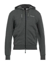 Armani Exchange Man Sweatshirt Dark Green Size S Cotton, Elastane