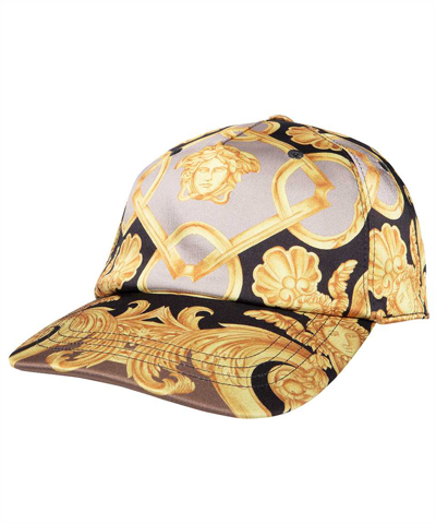 Versace Cap In Black