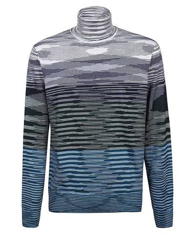 Missoni Intarsia-knit Wool Jumper In Multicolor