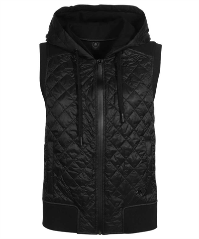 Moose Knuckles Rock Point Quilted Vest In Black