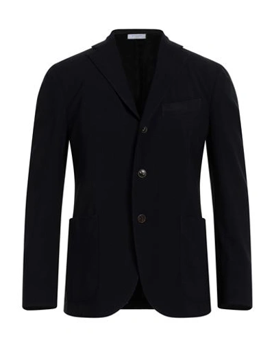 Boglioli Man Suit Jacket Black Size 38 Virgin Wool In Brown