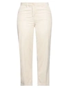 Aspesi Woman Pants Ivory Size 4 Cotton, Linen In White