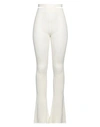 Andreädamo Andreādamo Woman Pants Ivory Size M Viscose, Polyester, Polyamide, Elastane In White
