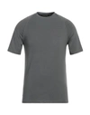 Donvich Man T-shirt Lead Size Xxl Cotton, Elastane In Grey