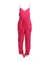 Simona Corsellini Woman Jumpsuit Fuchsia Size 10 Viscose In Pink