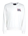 John Richmond Man Sweatshirt Off White Size Xxl Cotton, Polyester