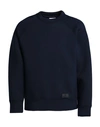 Pt Torino Man Sweatshirt Midnight Blue Size 36 Viscose, Elastane, Polyurethane