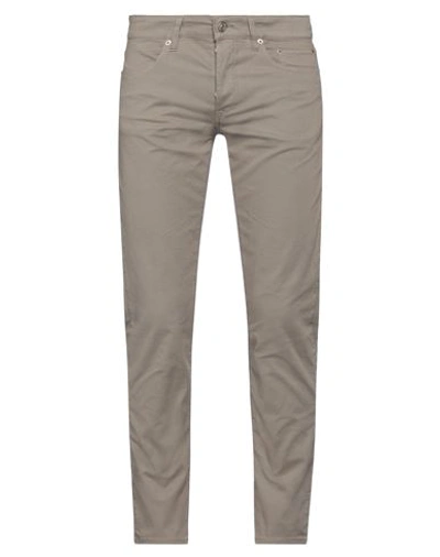 Siviglia Man Pants Khaki Size 38 Cotton, Elastane In Beige
