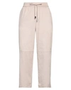 Seventy Sergio Tegon Seventy Venezia Woman Pants Beige Size 12 Polyester, Elastane In Beige