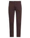 Roy Rogers Roÿ Roger's Man Pants Burgundy Size 29 Cotton, Elastane In Red