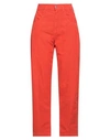 MASSIMO ALBA MASSIMO ALBA WOMAN PANTS ORANGE SIZE 31 COTTON