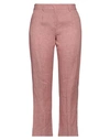 Weekend Max Mara Woman Pants Pink Size 14 Linen In Pink