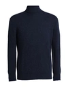 Lucques Man Turtleneck Midnight Blue Size 42 Baby Alpaca Wool, Polyamide, Mako Cotton, Modal, Elasta